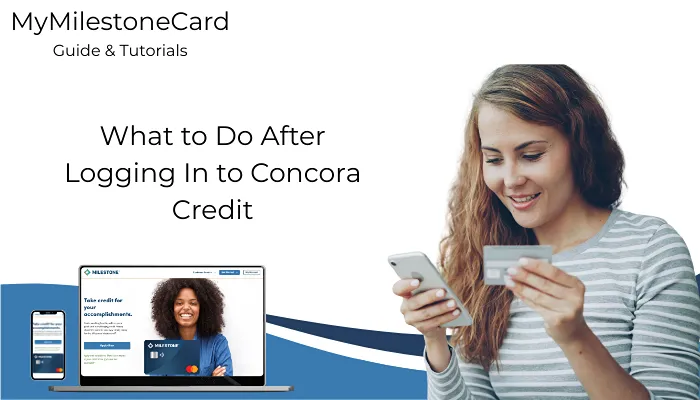 What to Do After Logging In to Concora Credit